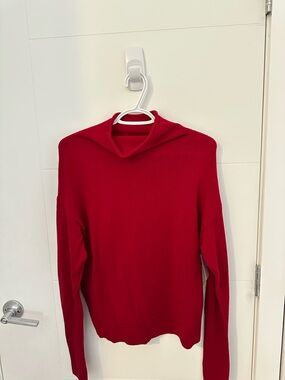 Wilfred Red Turtleneck Sweater - Slim Knit
